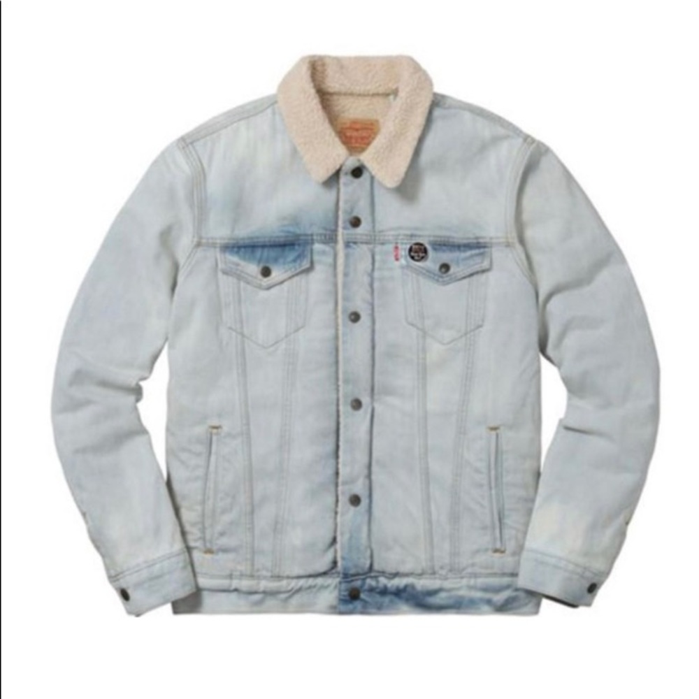 Levis x Supreme FW2016 Sherpa Denim Trucker Jacket